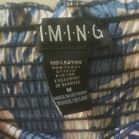 Tropical Print Jumpsuit - Picture 2 of 4